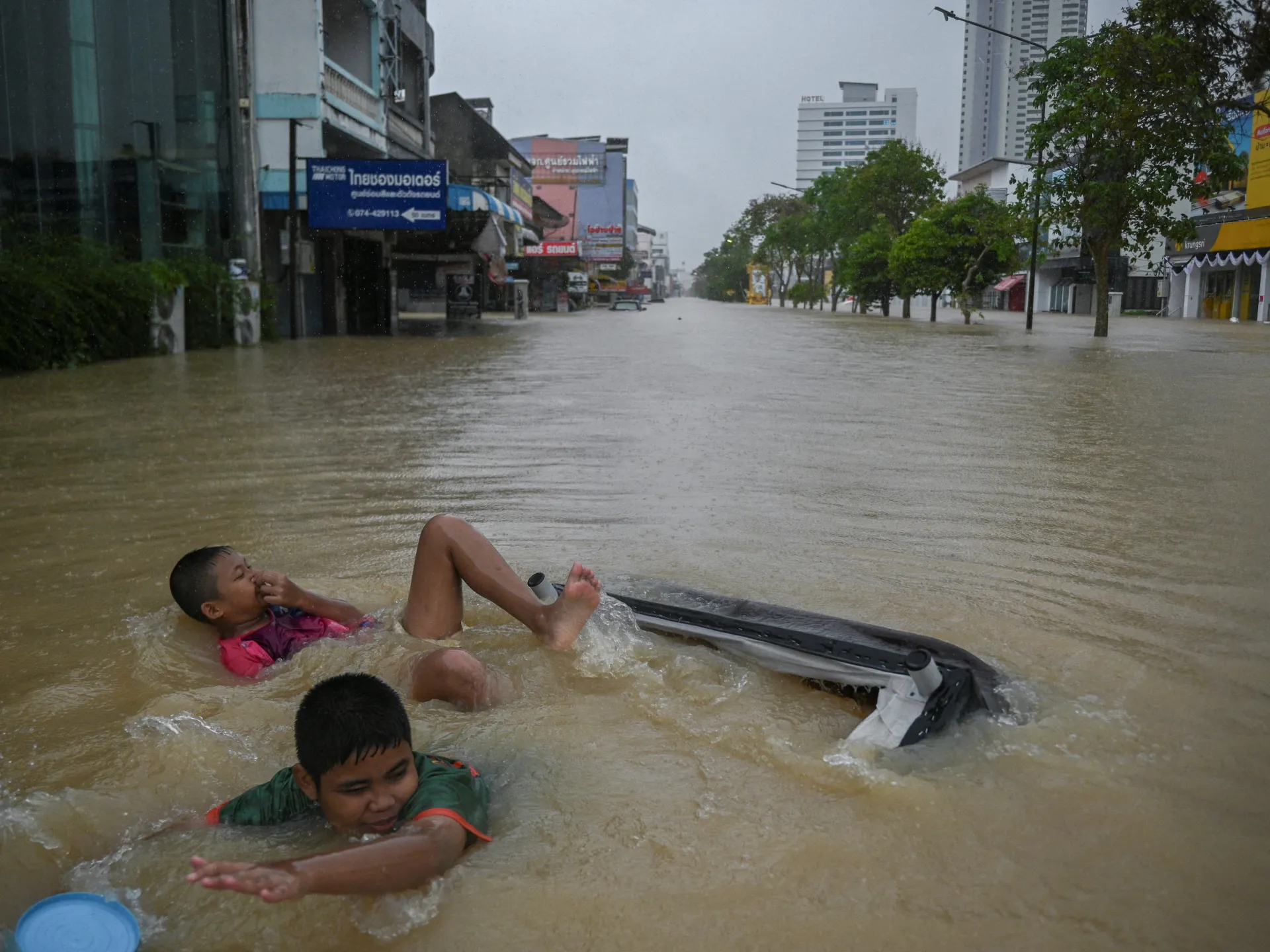 korban tewas banjir di Thailand